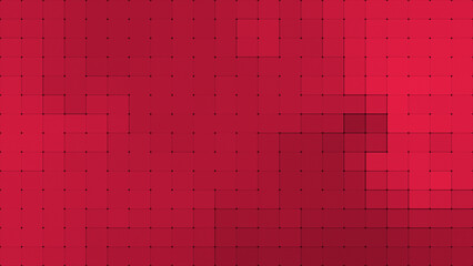 Simple and classy pixilated square box pattern with lines Magenta red color minimal geometric...
