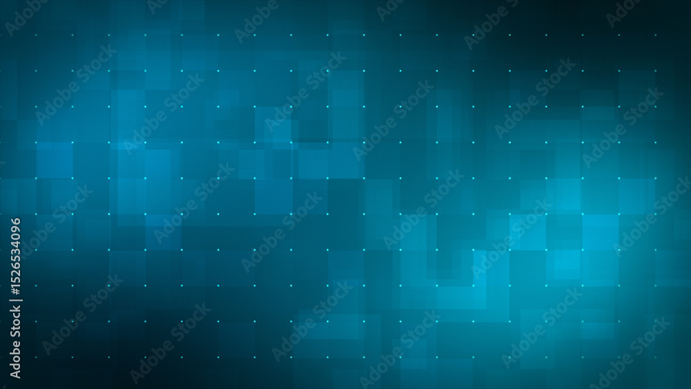 Aufkleber digital small squares pattern futuristic background video, squares pattern hi-tech technology backgr