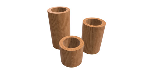 3d wooden cylinders png
