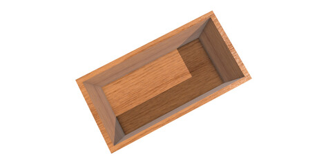 3d wooden box png