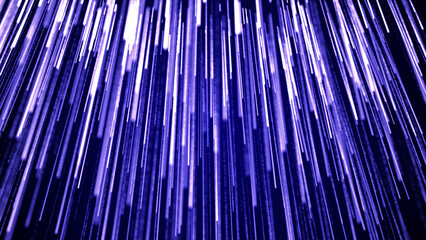 Blue glowing particles shower falls down with moving particles, An elegant and deep abstract stage...