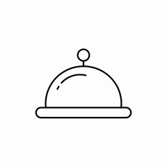 service bell icon vector sign