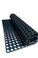 Heavy Duty Rubber Ring Mat Isolated on White Background