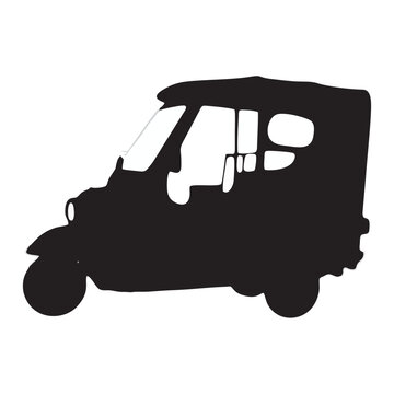 silhouette photo of bentor image