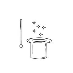 magic hat line sketch