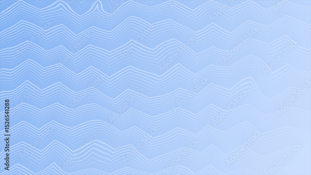 Aufkleber royal blue color simple and elegant zig – zag pattern lines minimal geometrical background