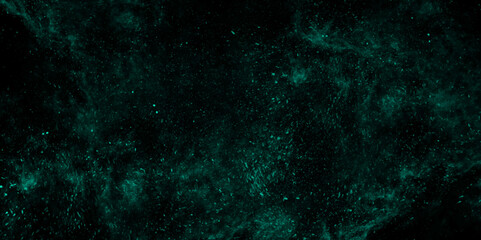 Abstract jade colored background with particles effect design. Abstract fractal art background. Seamless Blue deep sea grunge texture marble pattern background. Deep emerald, green and blue background