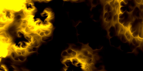 Abstract background wallpaper swirl smoke yellow lights vibrant design. Fire flames on a dark background. Fiery lava abstract texture patterns and intense red-orange glow illuminating the dark art.