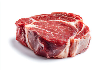 a piece of meat on a white surface