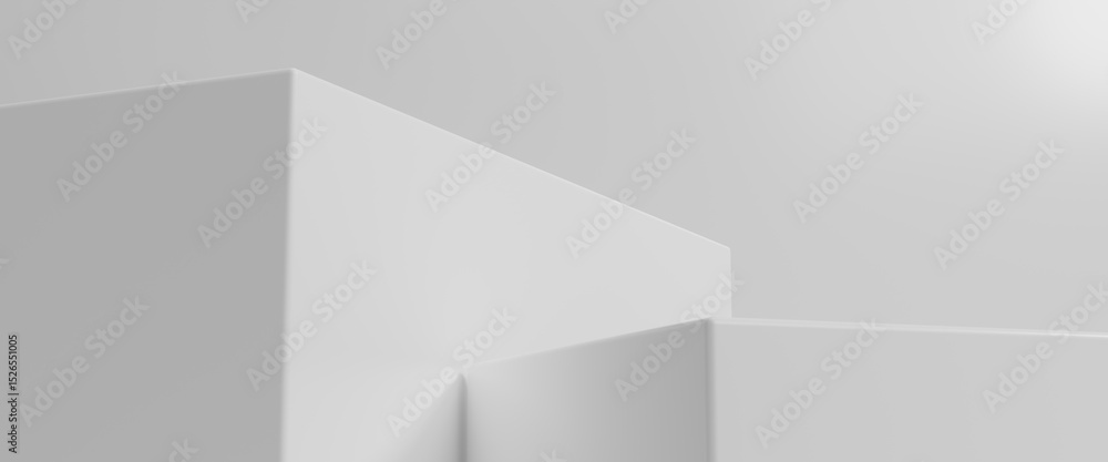 Poster display product abstract minimal scene with geometric podium platform. empty podium or pedestal disp