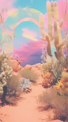 Landscape outdoors nature desert.