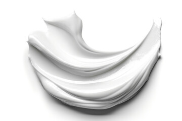 White cosmetic cream Isolated on White Background