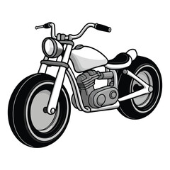 Fototapeta premium Happy Toy Motorcycle Collection for Kids Illustrations