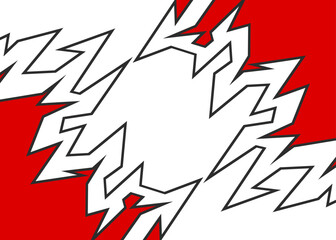 Abstract background with geometric jagged pattern and with some copy space area