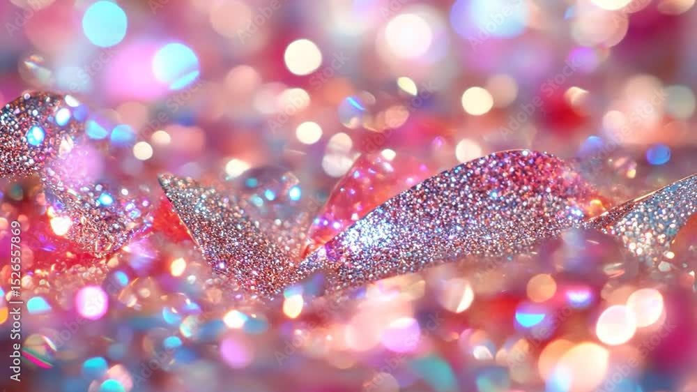 Poster sparkling iridescent glitter texture background