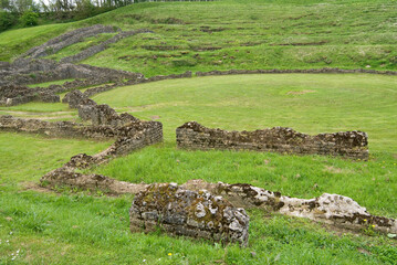 Site Gallo Romain, le théatre, Sanxay, 86, Vienne, France