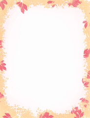 soft pink yellow colorful abstract illustration, background, wallpaper, card invitation design