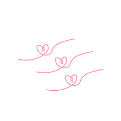 Delicate heart-shaped design, perfect for romantic projects.