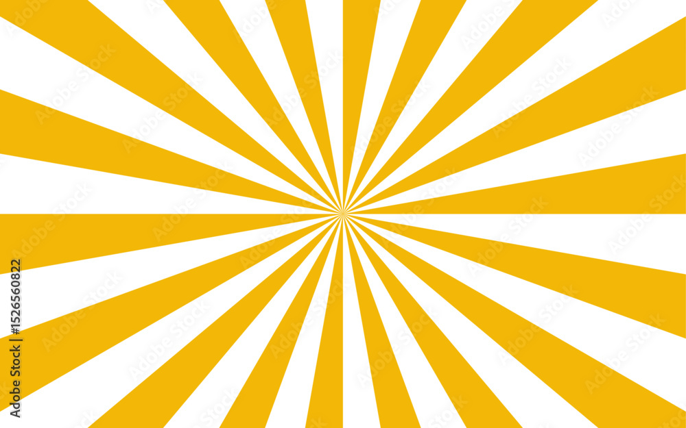Aufkleber abstract dynamic vibrant background with bright yellow and white spiral rays. sunburst pinwheel desi