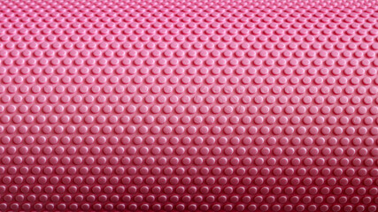 Pink yoga mat textured surface showing small bumps creating repeating pattern. sports banner