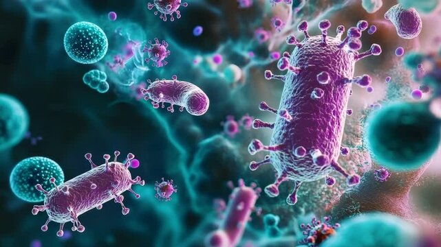 Exploring the intricate world of microorganisms through vibrant microscopic imagery and their significant role in ecosystems