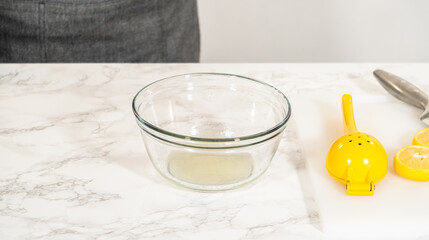 Lemon Spritz Cookie Sandwich with Cranberry Buttercream