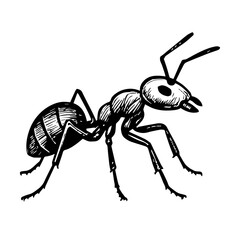 ant vector realistic line icon on white background
Vector line icon animal, wildlife