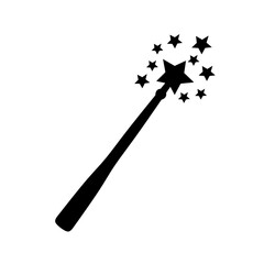 magic wand icon vector with trendy design