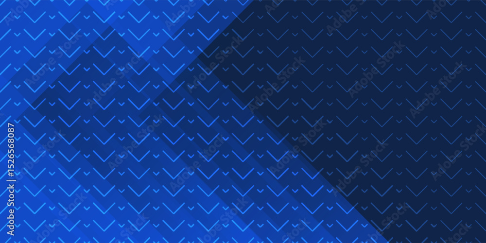 Poster blue background with abstract box rectangle geometric shapes modern element for banner