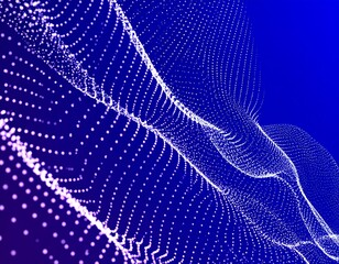 Abstract digital wave pattern