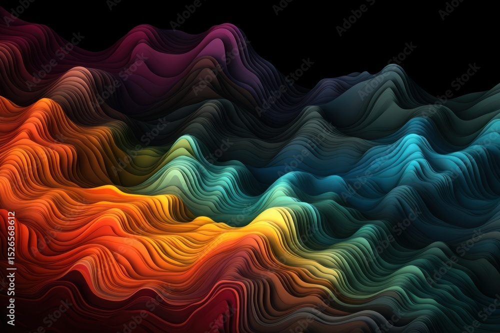 Poster map backgrounds pattern wave.