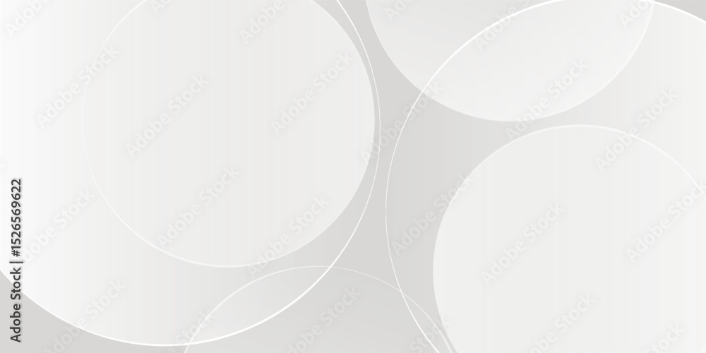 Wall mural modern graphic design element circles style concept for banner.