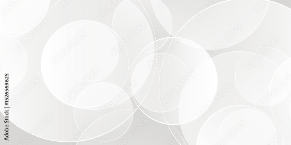Poster modern graphic design element circles style concept for banner.
