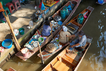 Damnoen Saduak Floating Market, Bangkok, Thailand