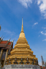 Golden Chedi at Wat Phra Kaew, Grand Palace, Bangkok, Thailand
