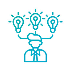 Rich Ideas - Financial Strategy Outline Illustration