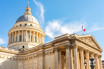 Pantheon building in Latin quarter, Paris, France