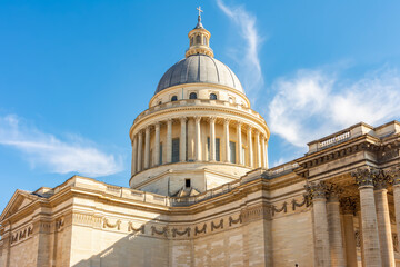 Pantheon building in Latin quarter, Paris, France