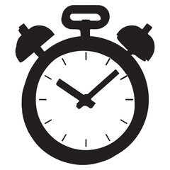 clock on a white background. vector illustration eps 10