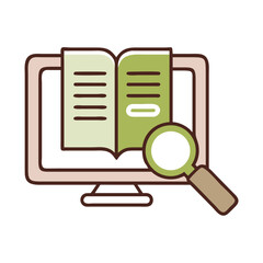 Online Library Icon