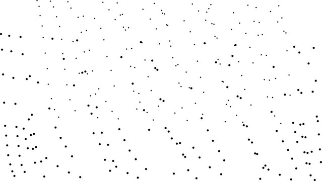 Random small specks vector seamless pattern. Trendy grunge design with dots. Grainy surface distress vector texture. Spray paint on white background. Hand drawn dotted texture. Random speckle dots