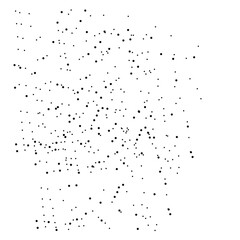 Random small specks vector seamless pattern. Trendy grunge design with dots. Grainy surface distress vector texture. Spray paint on white background. Hand drawn dotted texture. Random speckle dots