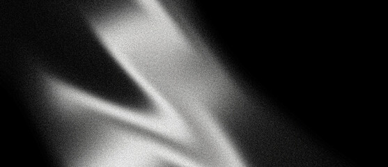 Black grainy background white noise texture abstract gradient shape dark backdrop design