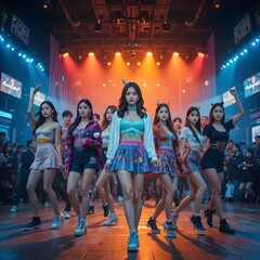 k-pop idol, AI Generated