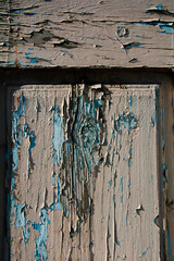 blue painted wood texture
