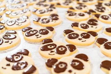 Rich Chocolate Royal Icing for Decorating