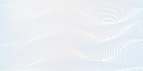 Premium background design with white line pattern (texture) in luxury pastel colour. Abstract horizontal vector template for business banner, formal backdrop, prestigious voucher, luxe invite