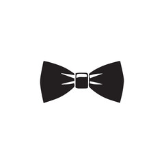 black bow tie vector illustration