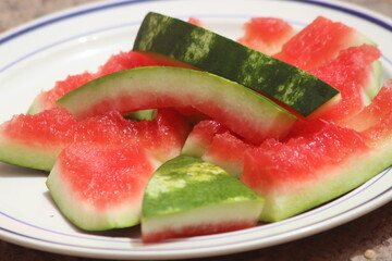Watermelon Rinds Close Up