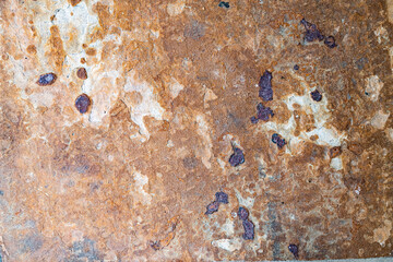 Closeup of colorful weathered stone.